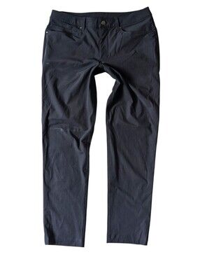 Lululemon ABC Pant Men’s Warpstreme Obsidian Gray Pants Chino Trouser sz 34